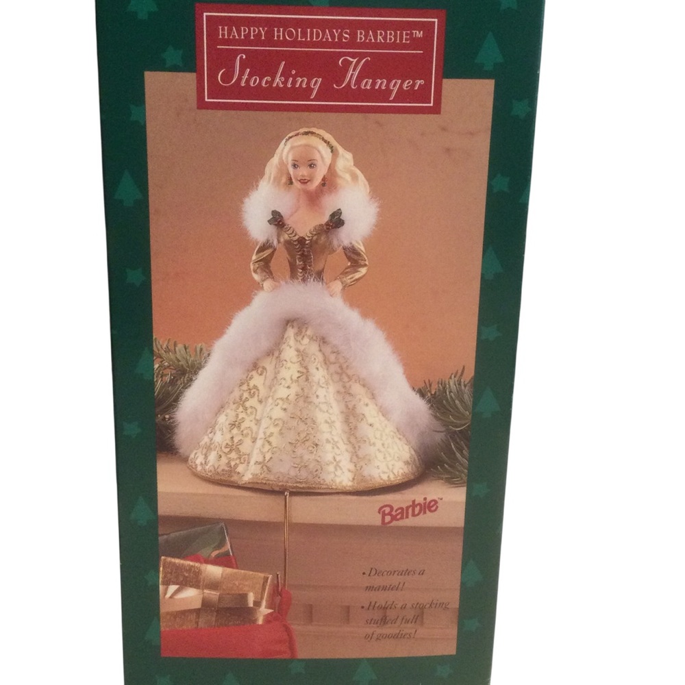 Vintage Hallmark Holiday Barbie Stocking Hanger